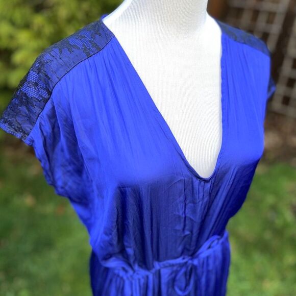Collective Concepts Kimono Dolman Dress – Cobalt Blue – Women’s Size S NWT - Picture 6 of 10